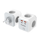 Napájecí centrum Wozinsky WKZ-4B 4x AC, 2x USB-C PD 20 W