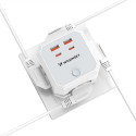 Napájecí centrum Wozinsky WKZ-4B 4x AC, 2x USB-C PD 20 W