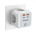 Napájecí centrum Wozinsky WKZ-4B 4x AC, 2x USB-C PD 20 W