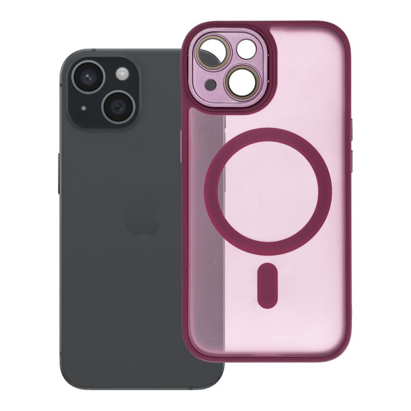 Kryt VARIETE MAG COVER MagSafe pro iPhone 15 - fialový