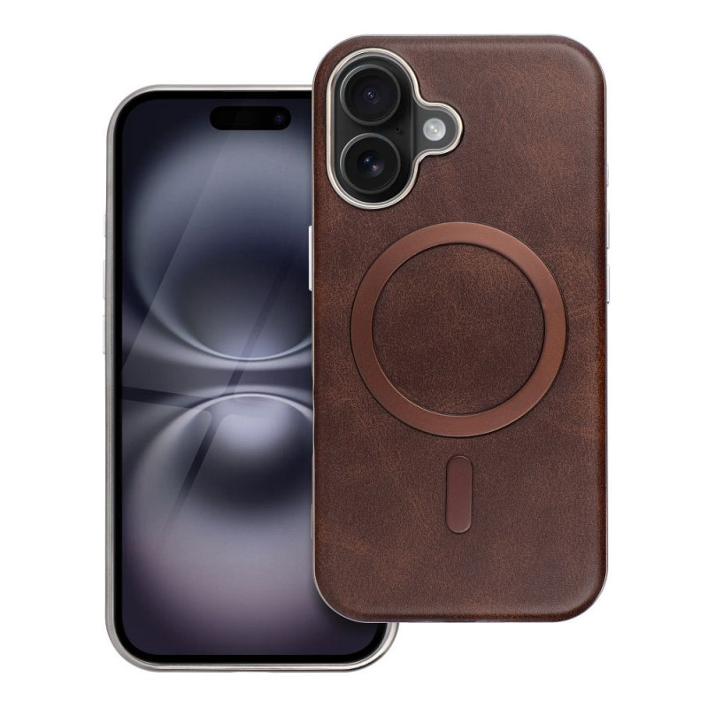 Kryt GENTLEMAN MAG COVER MagSafe pro iPhone 14 Pro Max (6,7") - hnědý