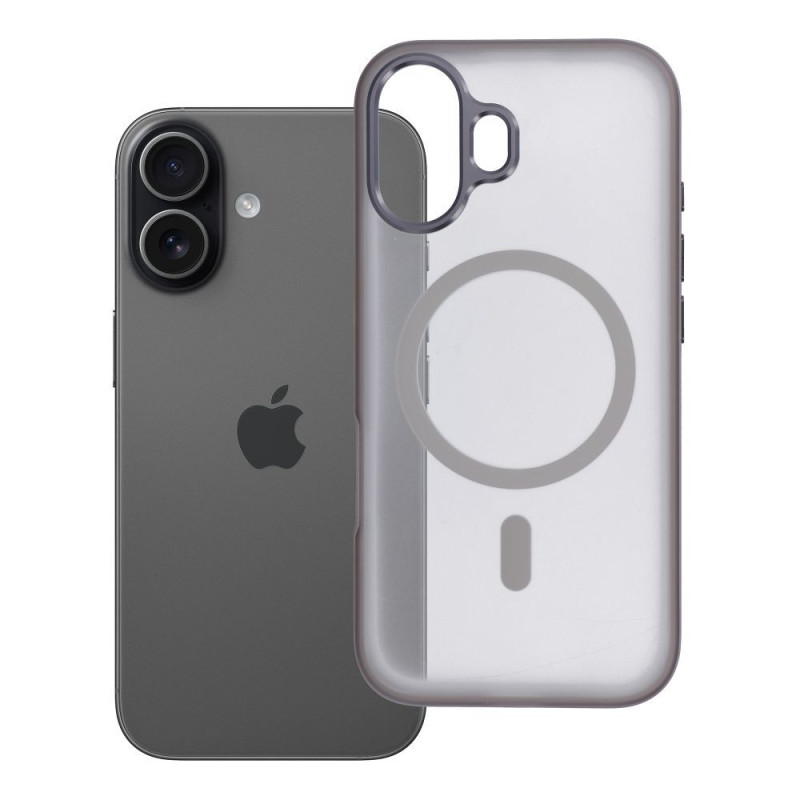 Kryt FLEXLINE MAG COVER MagSafe pro iPhone 17 - šedý