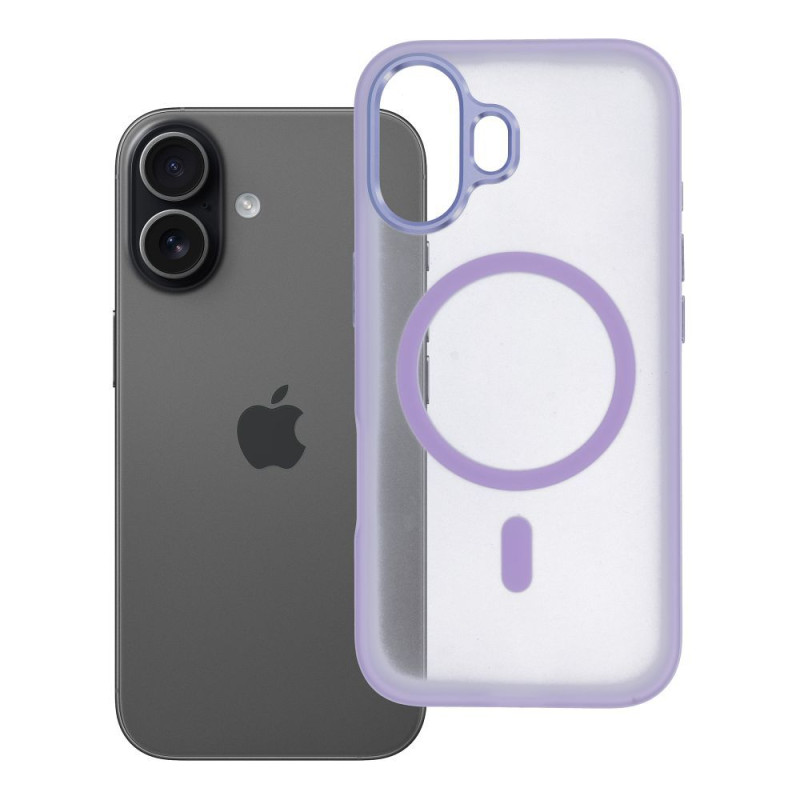 Kryt FLEXLINE MAG COVER MagSafe pro iPhone 17 - fialový