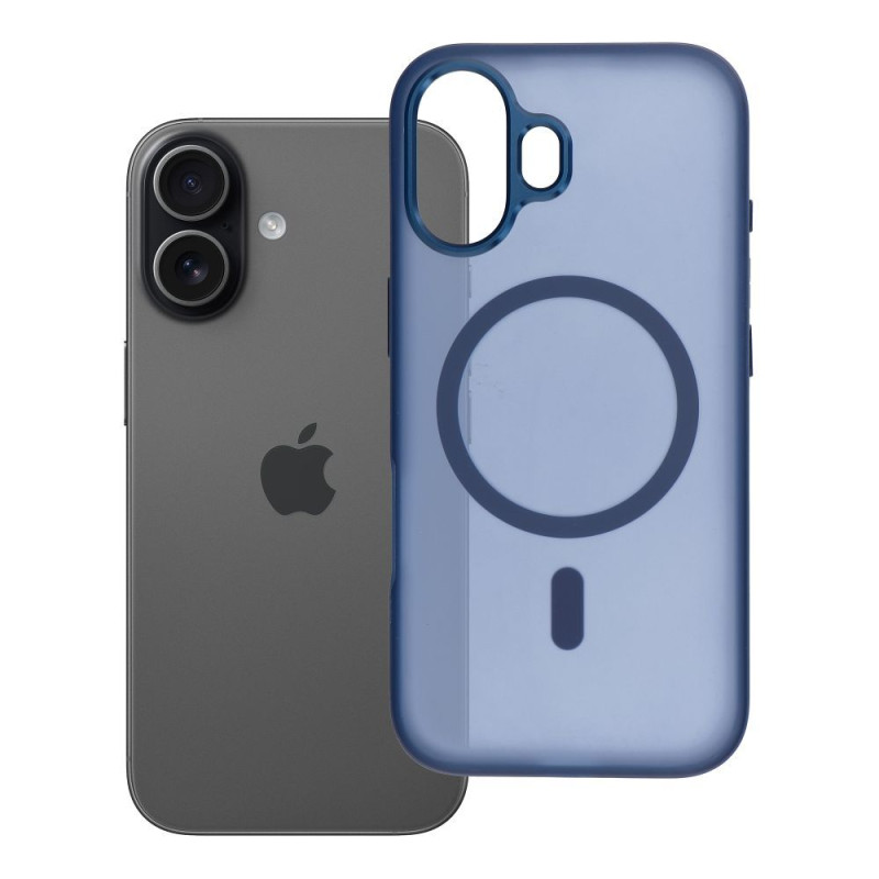 Kryt FLEXLINE MAG COVER MagSafe pro iPhone 17 - tmavě modrý