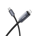 Kabel Hoco X112 USB-C na Lightning 27W s displejem 1 m