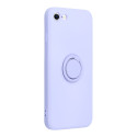 Kryt SILICONE RING pro iPhone 7/8/SE 2020/SE 2022 - fialový