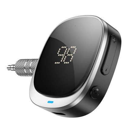 Bluetooth adaptér Hoco E80 AUX s displejem do auta
