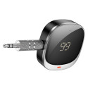 Bluetooth adaptér Hoco E80 AUX s displejem do auta
