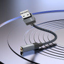 Adaptér Hoco UPA32D USB-A na Jack 3,5 mm černý