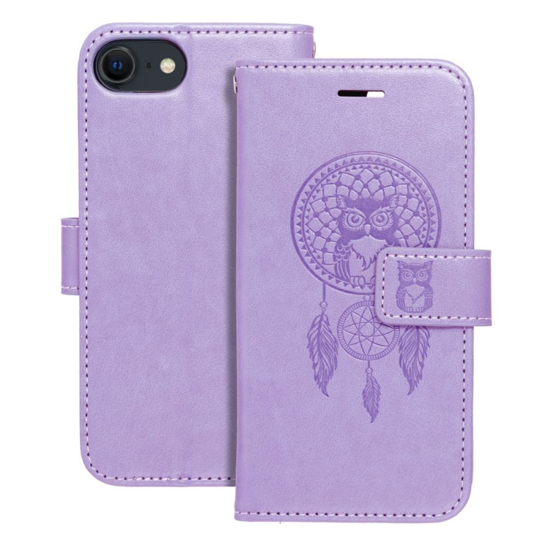 Pouzdro Mezzo Book pro iPhone 7 / 8 / SE 2020 / SE 2022 - fialové