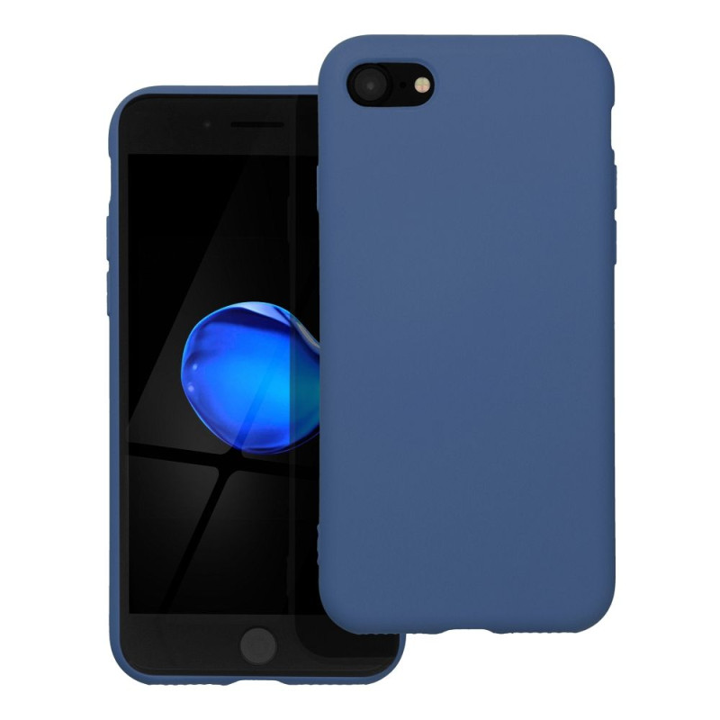 Kryt SILICONE pro iPhone 7 - modrý