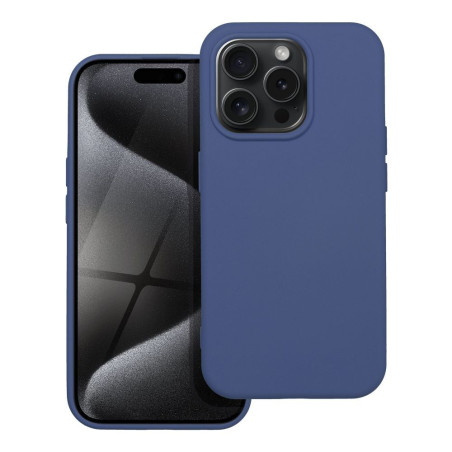 Kryt SILICONE pro iPhone 15 Pro modrý