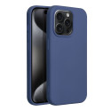 Kryt SILICONE pro iPhone 15 Pro modrý