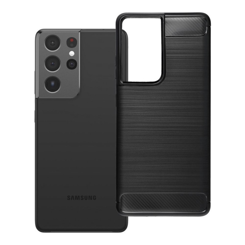 Kryt CARBON 2.0 pro Samsung Galaxy S21 Ultra - černý