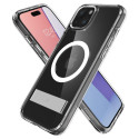 Spigen Ultra Hybrid S MagSafe kryt pro iPhone 15 Plus, křišťálově čistý