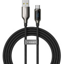 Kabel Veger AC1-XHJ USB-A na USB-C 66W 1,2 m s LED displejem