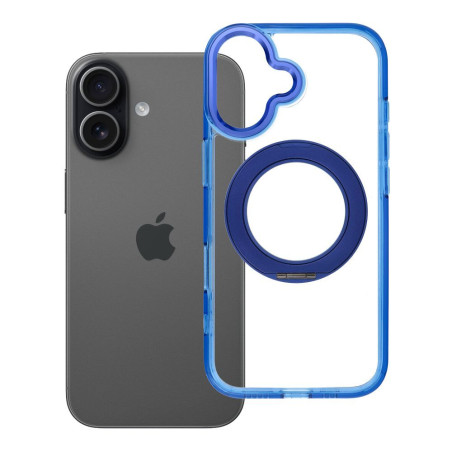Kryt FRAME CIRCLE STAND MagSafe pro iPhone 17 - modrý