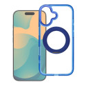 Kryt Frame Circle Stand MagSafe pro iPhone 13 - modrý