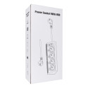 Prodlužovací přívod E42 4 zásuvky 3680W, 2x USB-A, 2x USB-C