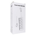 Prodlužovací přívod E42 4 zásuvky 3680W, 2x USB-A, 2x USB-C