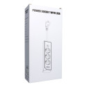 Zásuvková lišta E59 3 zásuvky, USB-C 25W, 1,5 m