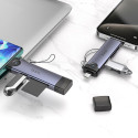Čtečka karet Hoco HB56B SD/TF USB-C Lightning