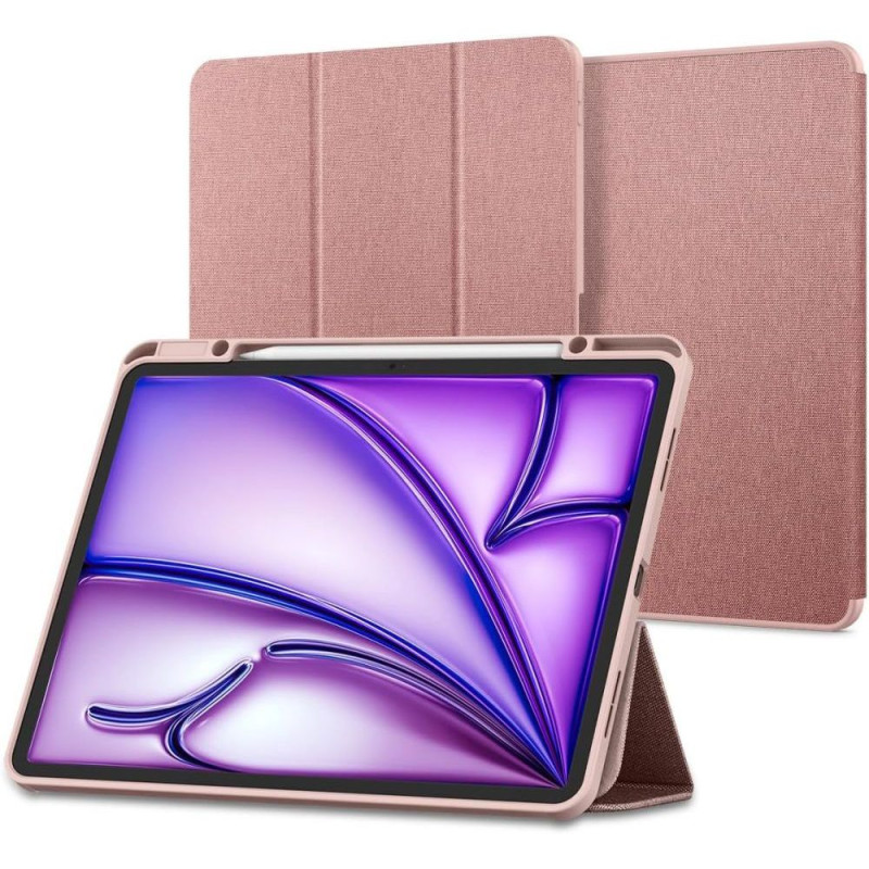 Spigen Urban Fit pouzdro pro iPad Air 10.9'' (4/5 – 2020/2022) / iPad Pro 11'' (2024) – růžové