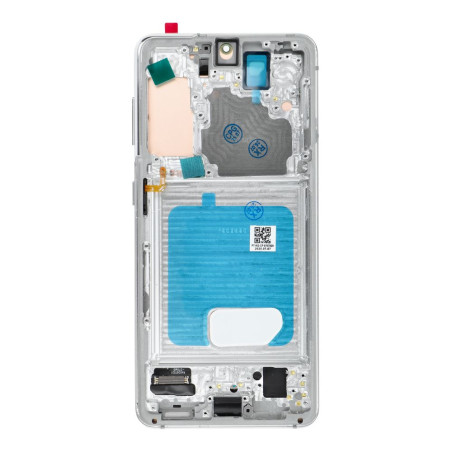 LCD displej SOFT OLED pro Samsung Galaxy S21 5G - bílý
