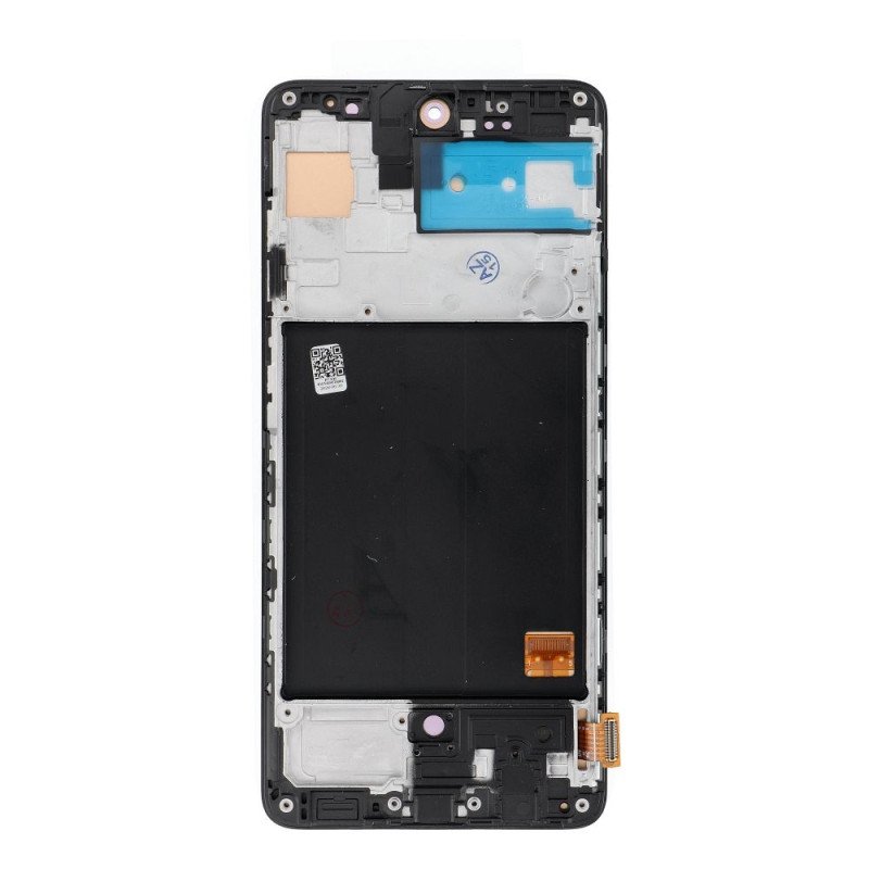 Displej REWA OLED pro Samsung Galaxy A51 4G - černý s rámečkem
