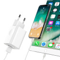 BASEUS CCALL-BX02 Quick Charge 3.0 cestovní USB nabíječka 24W, bílá