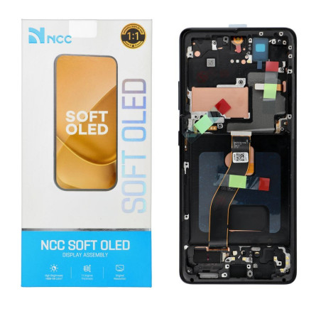 Displej NCC Soft OLED pro Samsung Galaxy S21 Ultra s rámem