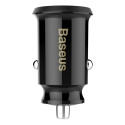 BASEUS CCALL-ML01 Mini duální autonabíječka, 2x USB s výkonem 15W, černá