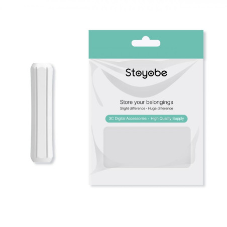 STOYOBE AP-ONE Silikonový grip/držák pro Apple Pencil 1/2, Huawei M-Pencil, bílý