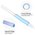 STOYOBE AP-ONE Silikonový grip/držák pro Apple Pencil 1/2, Huawei M-Pencil, černý
