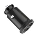 BASEUS CCALL-ML01 Mini duální autonabíječka, 2x USB s výkonem 15W, černá