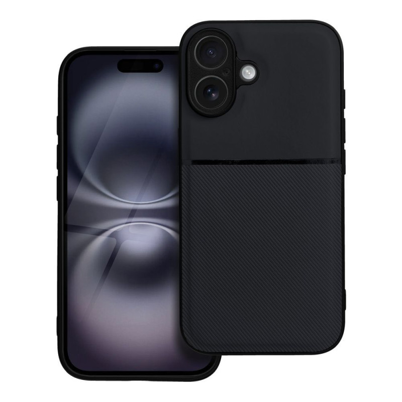 Kryt NOBLE pro iPhone 16 - černý