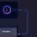 Světlo na kolo Rockbros 24310002001 850 lm s funkcí powerbanky + kabel USB-C - USB-A - černé