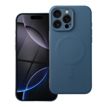 Kryt Silicone Mag Cover pro iPhone 16 Pro Max modrý