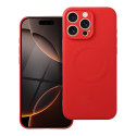 Kryt Silicone Mag Cover MagSafe pro iPhone 16 Pro Max - červený