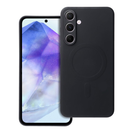 Kryt Samsung Galaxy A55 MagSafe Silicone Mag Cover černý