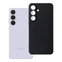 Kryt Silicone Mag Cover pro Samsung Galaxy S25 FE - černý