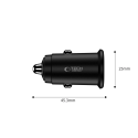 Tech-Protect CC02 2-portová autonabíječka USB-A / USB-C PD 35W / QC 3.0, černá