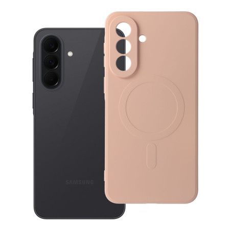Kryt SILICONE MAG COVER pro Samsung Galaxy A37 – růžový