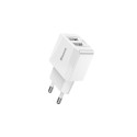 BASEUS CCALL-MN02 Mini Dual-U Nabíječka 2x USB, 10,5W, bílá