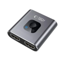 Tech-Protect HB07 – HDMI HUB 2v1, 4K/60Hz, šedý