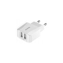 BASEUS CCALL-MN02 Mini Dual-U Nabíječka 2x USB, 10,5W, bílá