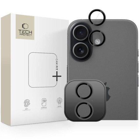 TECH-PROTECT KRYT KAMERY CAMRING FIT+ IPHONE 17 ČERNÝ