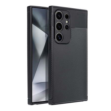 Pouzdro CARBON PREMIUM pro Samsung Galaxy S24 Ultra – černé
