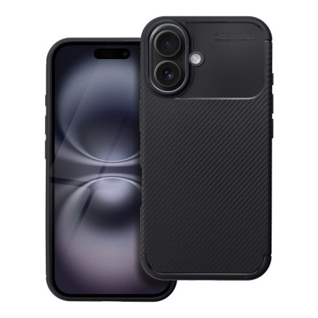 Kryt CARBON PREMIUM pro iPhone 16 - černý | applegang.cz