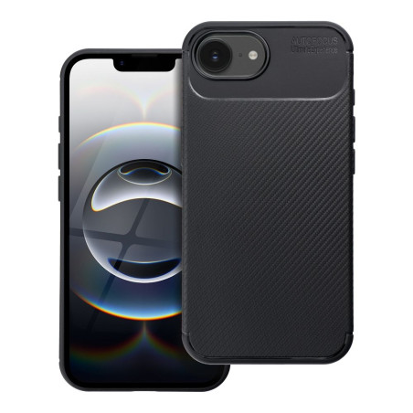 Kryt CARBON PREMIUM pro iPhone 16e / 17e - černý